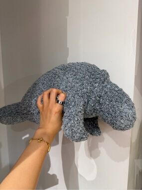 Jellycat Gray Floppy Plush Manatee
